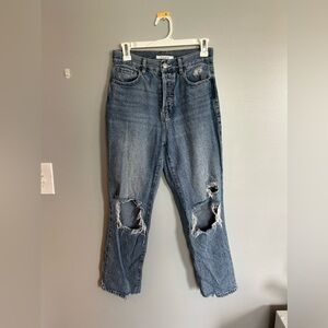 PACSUN Straight Leg Jeans. Size 26. Straight leg jeans. Ripped knees.